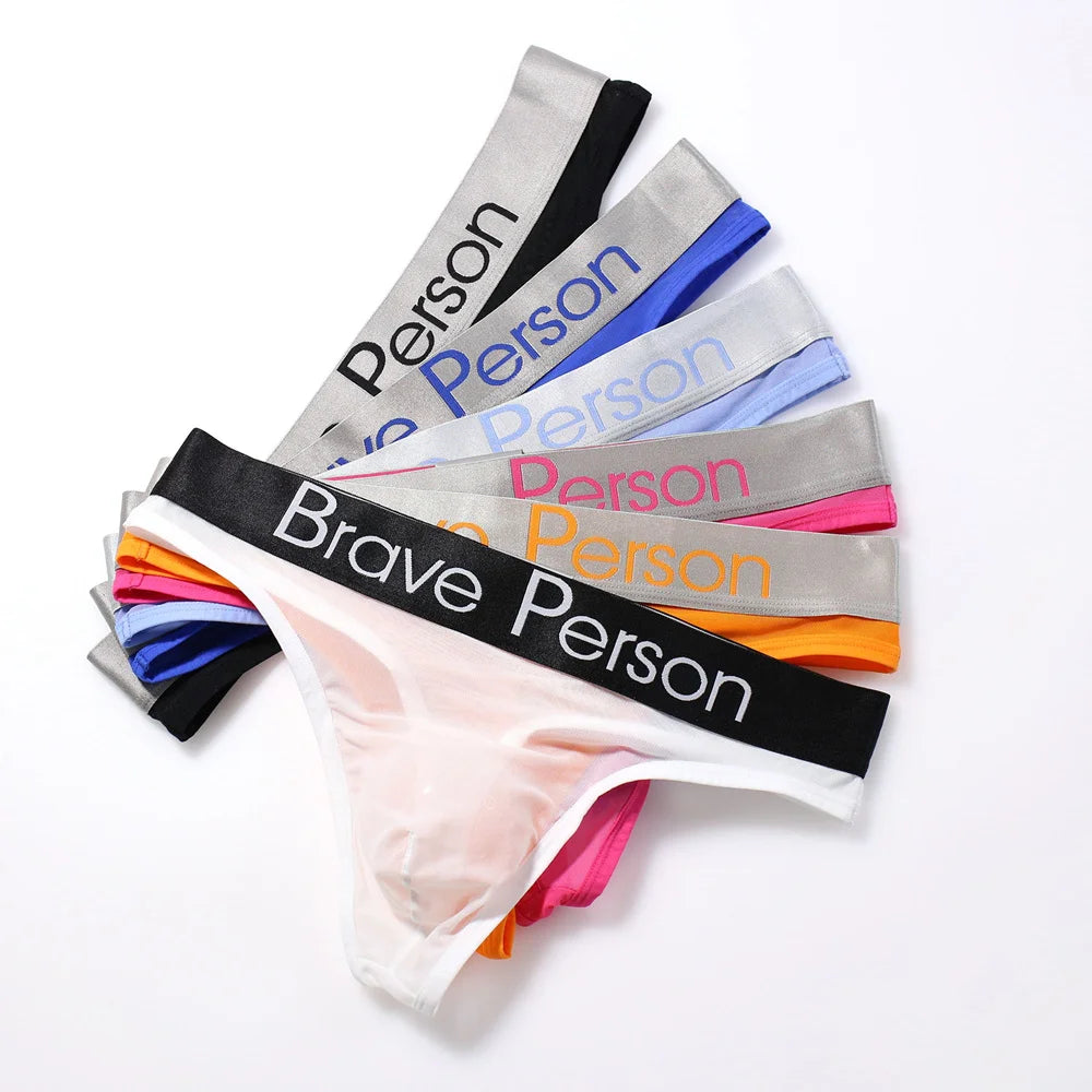 #PB Men's Transparent Low-waist Breathable Underwear