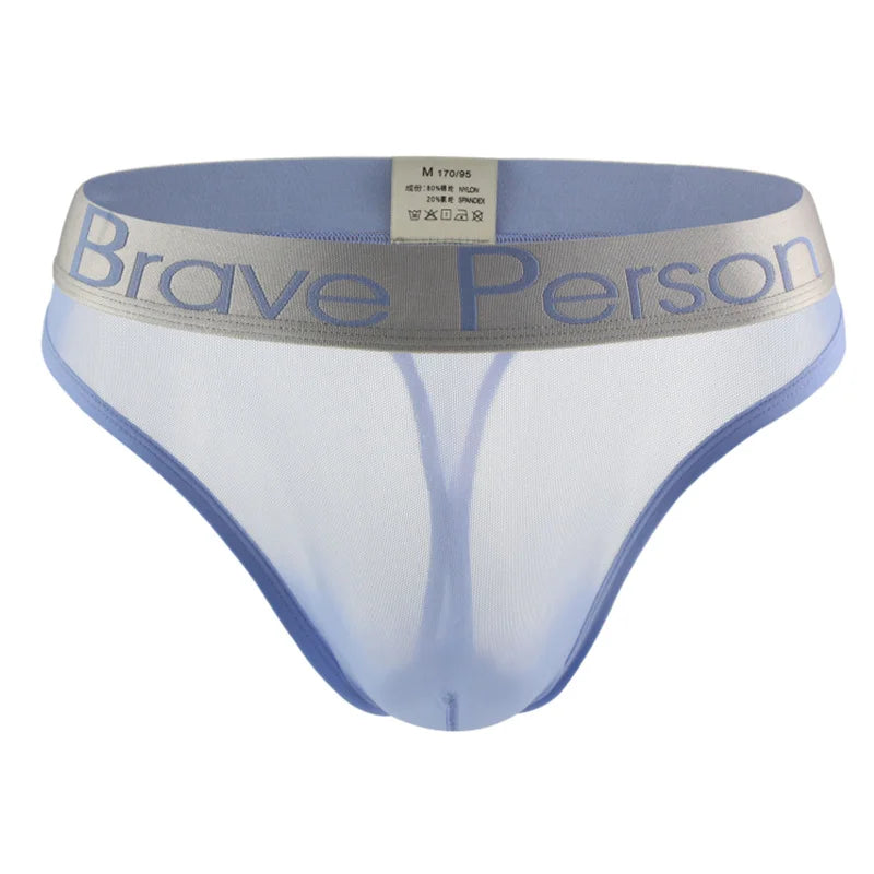 #PB Men's Transparent Low-waist Breathable Underwear