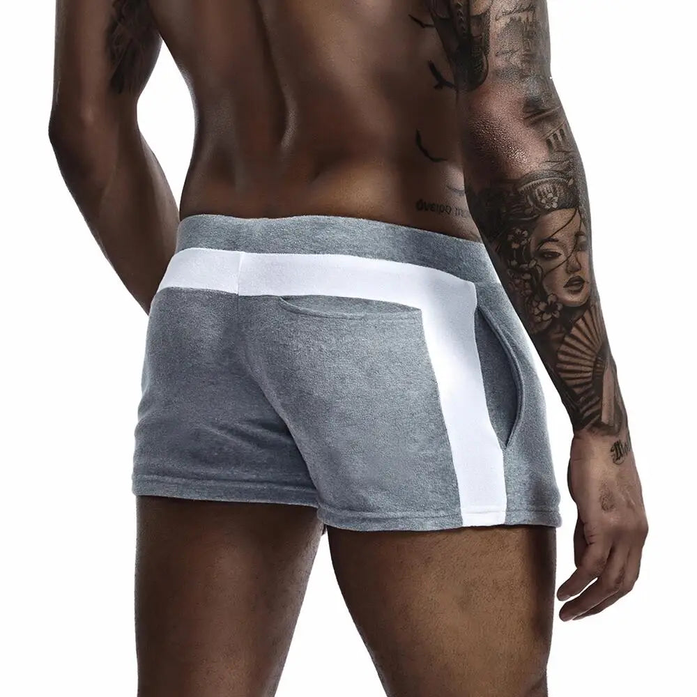 #PB Men's Pajamas Shorts Sleep Bottoms Boxer Shorts - passionbarn.com