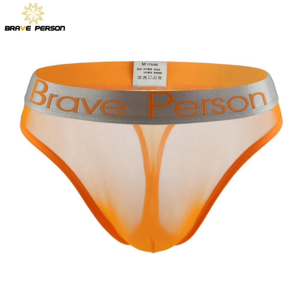 #PB Men's Transparent Low-waist Breathable Underwear