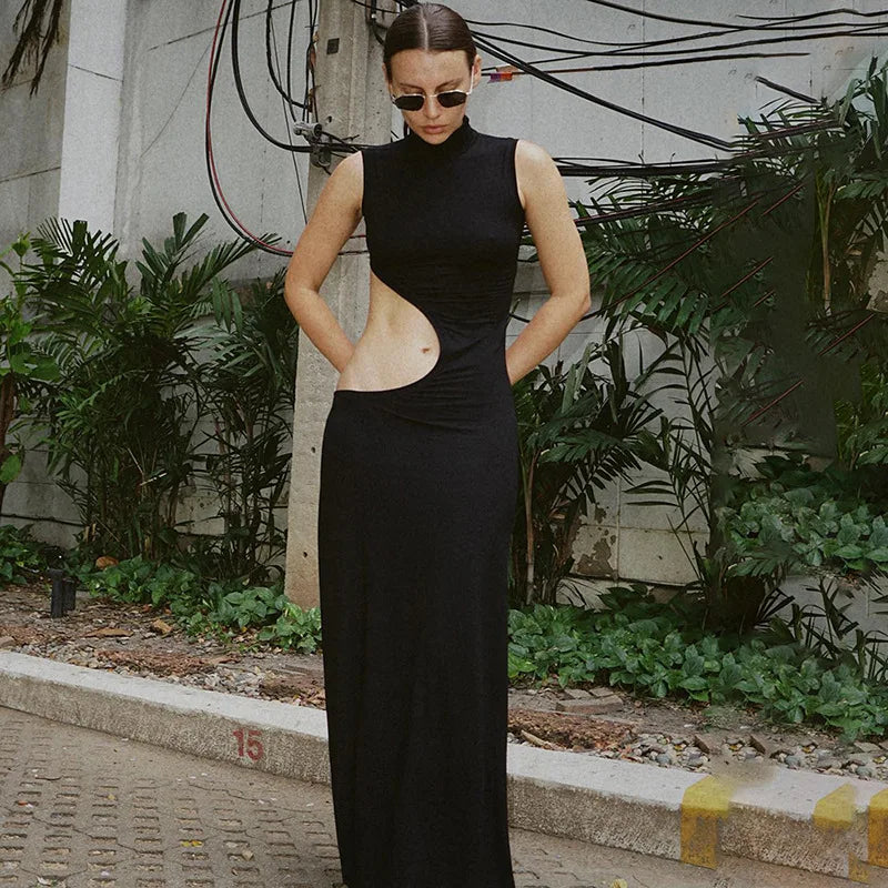 #PB Cut Out Maxi Dress - passionbarn.com