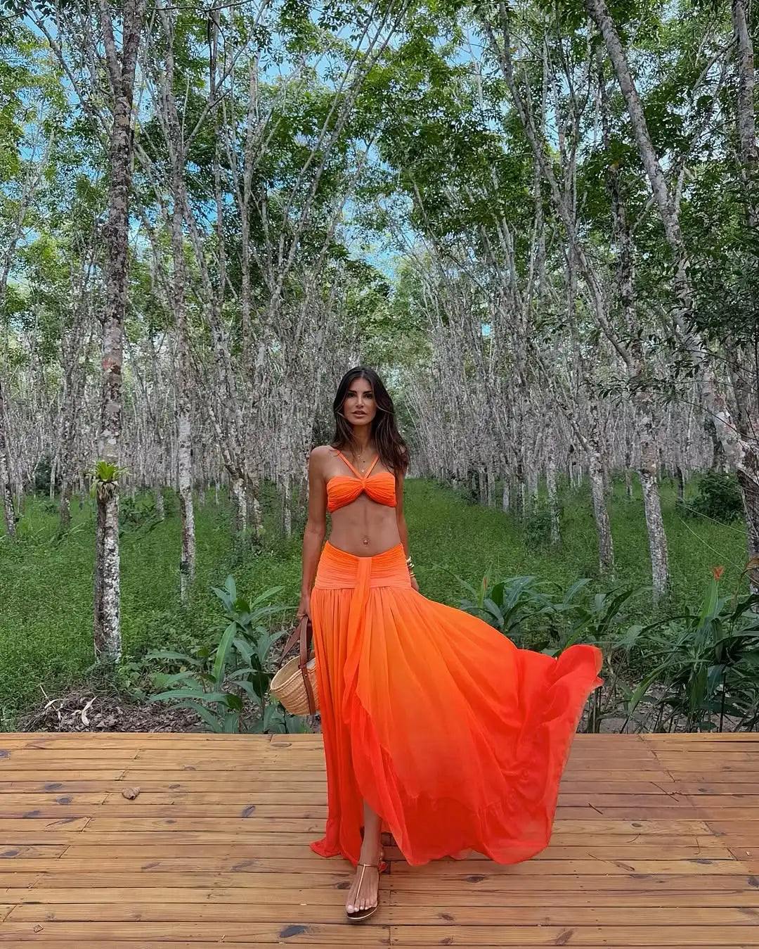 #PB Gradient 3 Piece Bikini