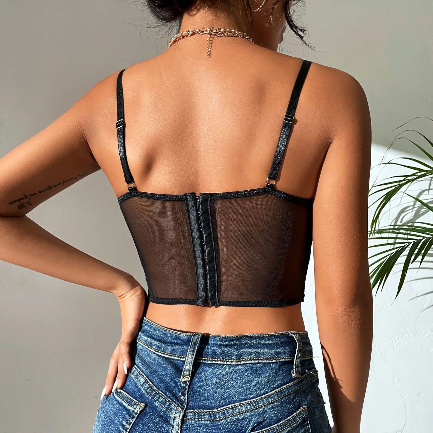 #PB Floral Embroidery Cami Top - passionbarn.com