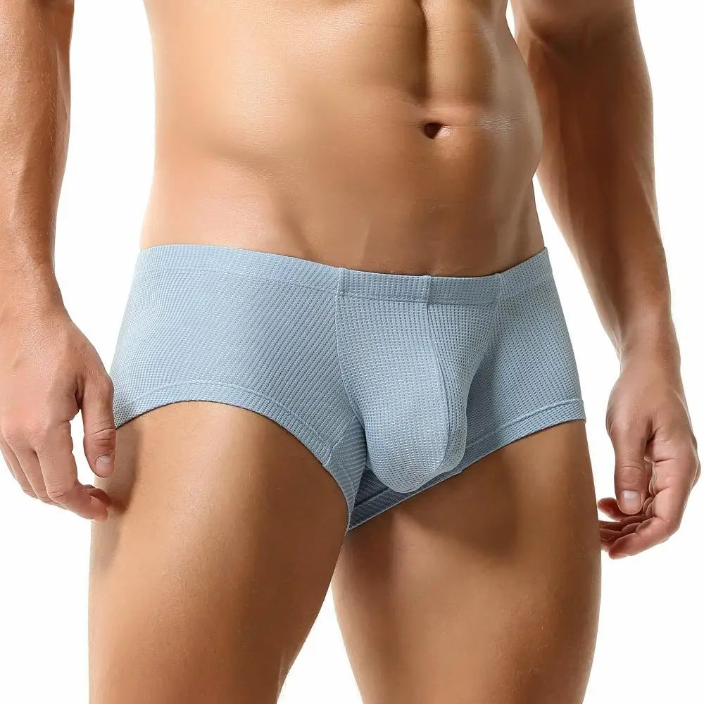 #PB Men's Boxers Mesh Breathable Underwear - passionbarn.com