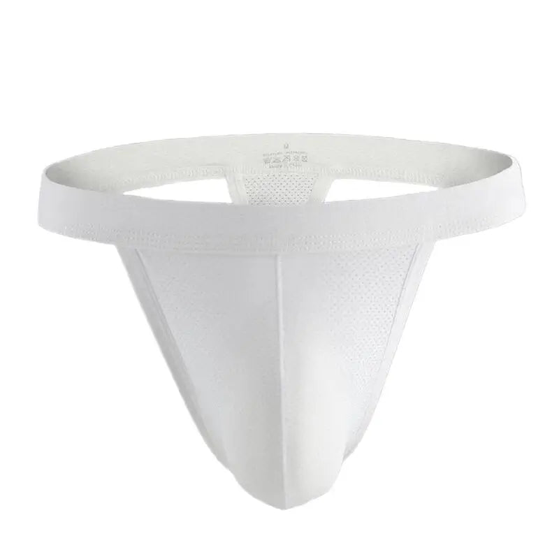 Men's Mesh Breathable Thongs Sexy Underwear T-Back Briefs G-String U Pouch Men Lingerie Panties Tangas Underpants