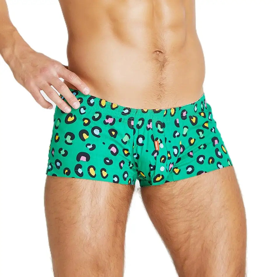 #PB 100% Cotton Boxers Printed Men's Underwear Boxer Shorts - passionbarn.com
