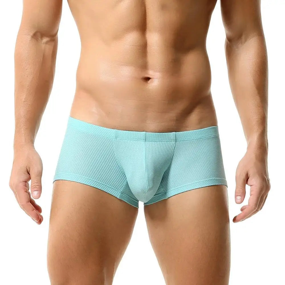 #PB Men's Boxers Mesh Breathable Underwear - passionbarn.com