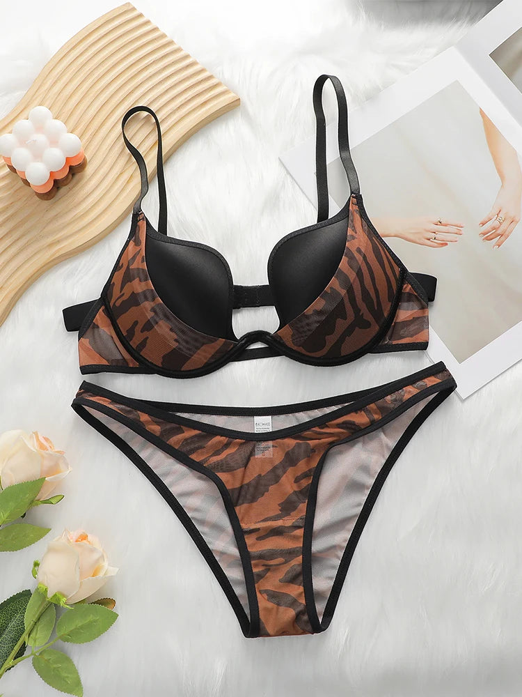 #PB Lingerie Underwire Push Up Set - passionbarn.com
