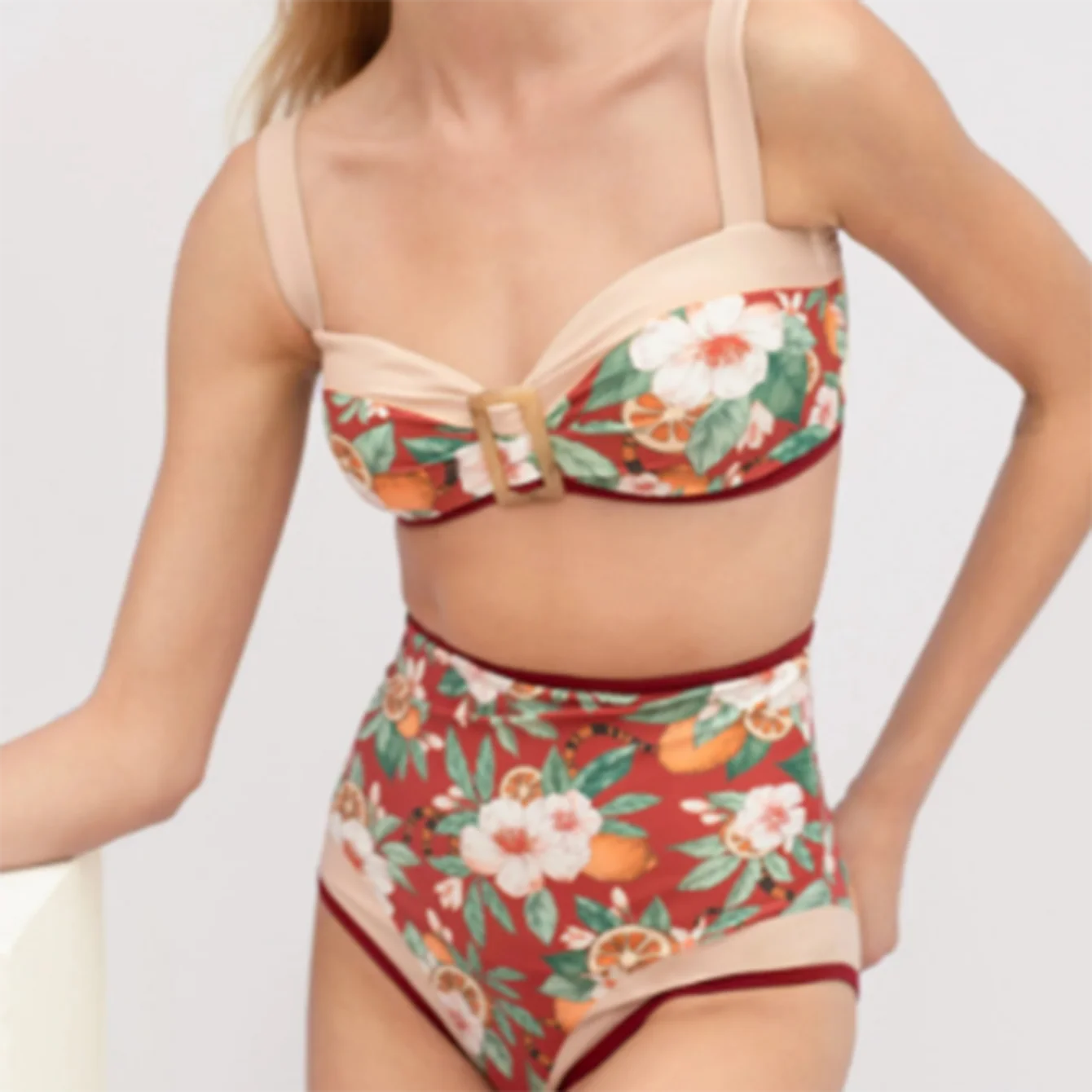 #PB High Waist Ruffles Bikini