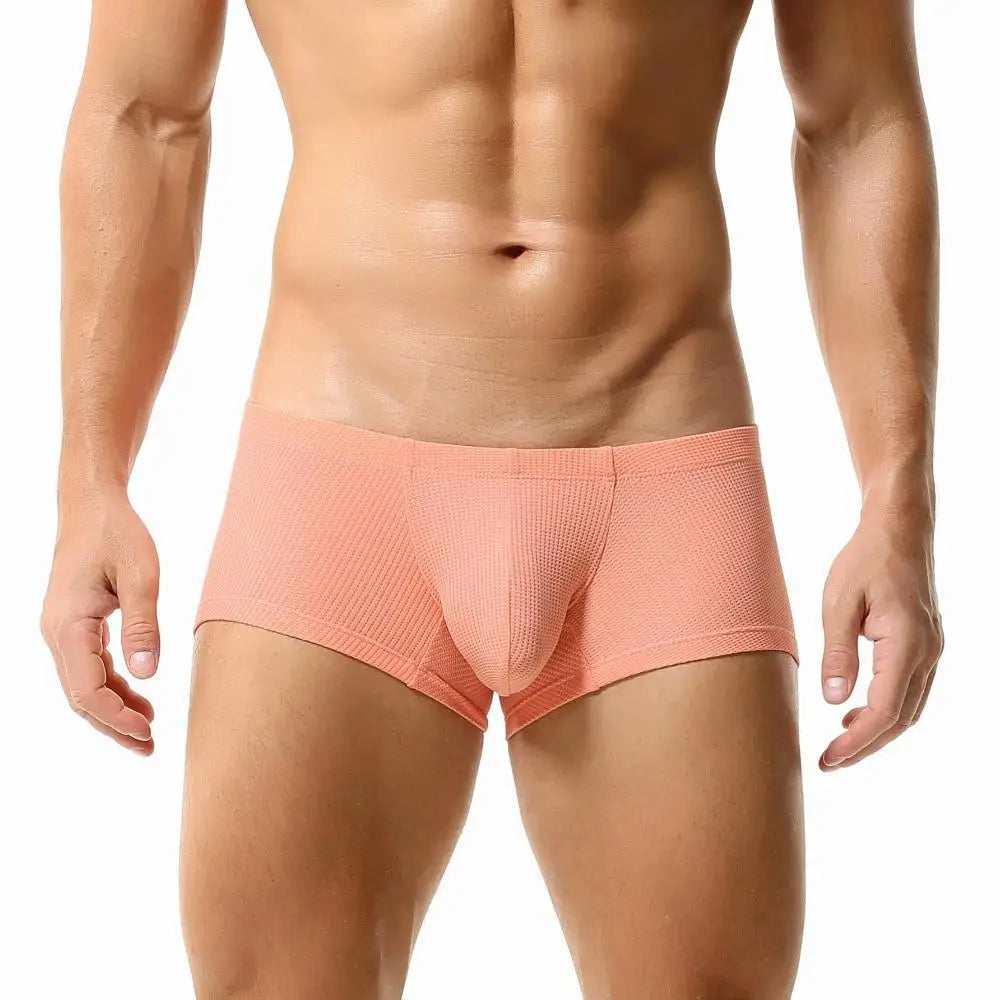 #PB Men's Boxers Mesh Breathable Underwear - passionbarn.com