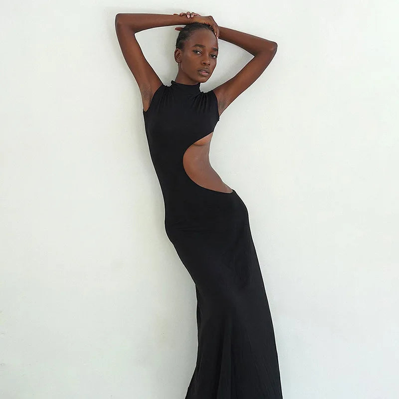 #PB Cut Out Maxi Dress - passionbarn.com