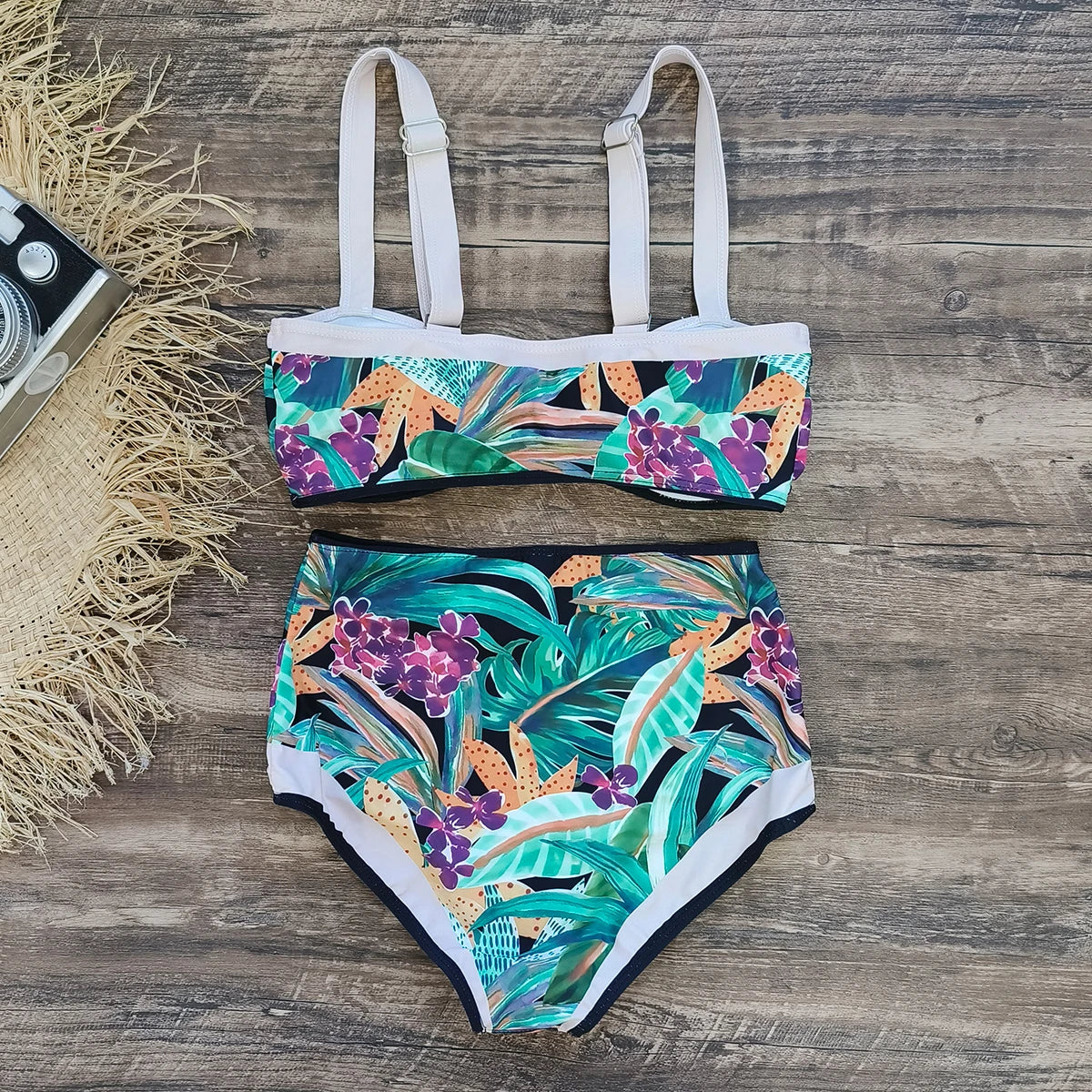 #PB High Waist Ruffles Bikini