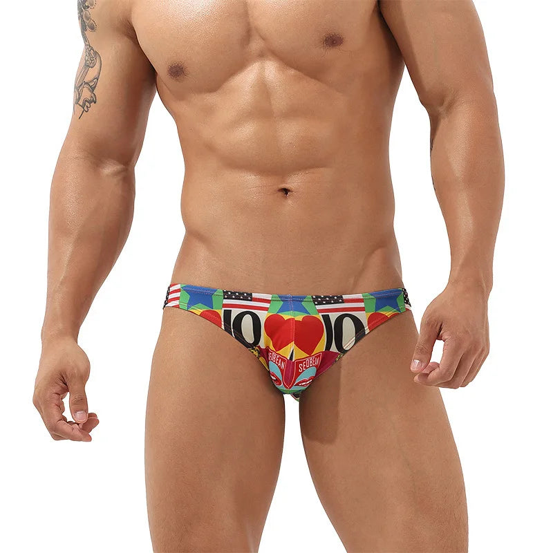 #PB Men Briefs Multiple Colors Low-rise Underpants