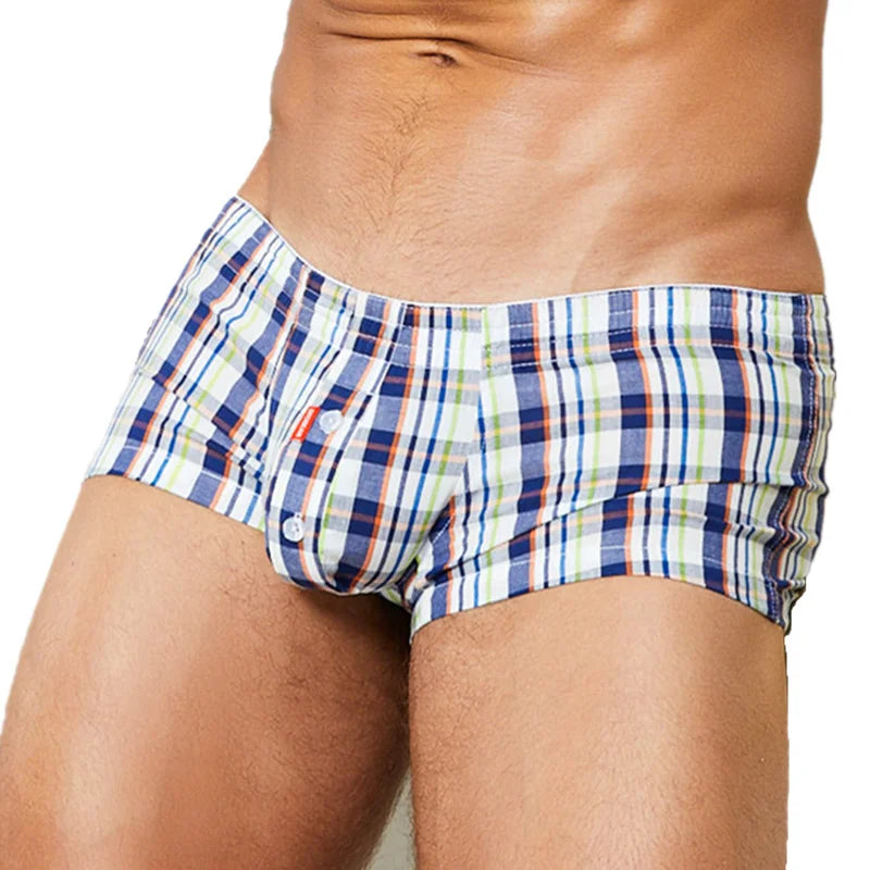 #PB 100% Cotton Short Men's Pajama Boxer Shorts - passionbarn.com