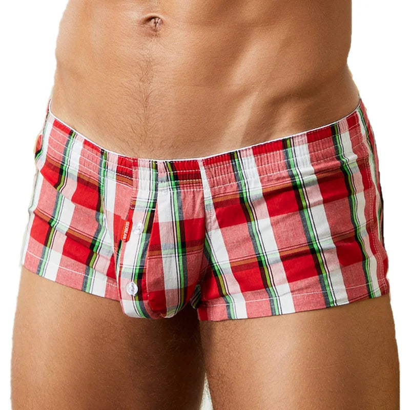 #PB 100% Cotton Short Men's Pajama Boxer Shorts - passionbarn.com