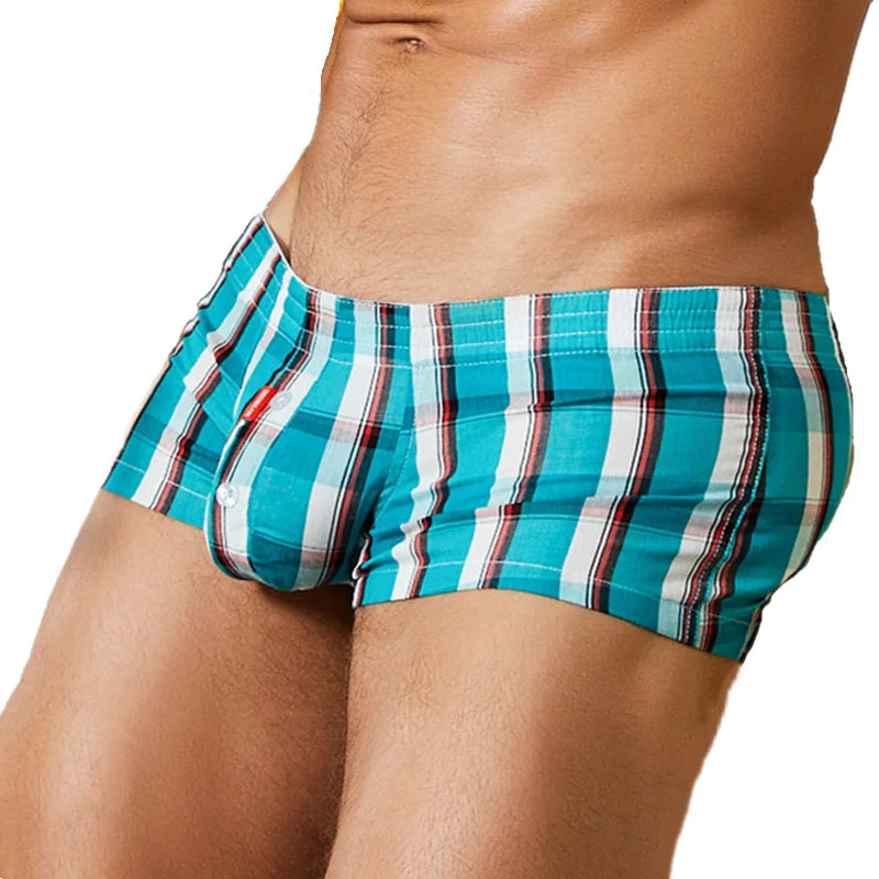 #PB 100% Cotton Short Men's Pajama Boxer Shorts - passionbarn.com