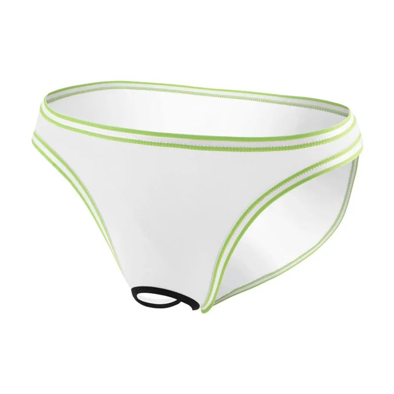 #PB Men Briefs Transparent Ice Silk Man Pantie