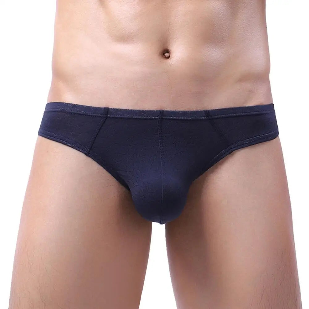 #PB Underwear Men Transparent Thong G-String Ice Silk Lingerie Underpants