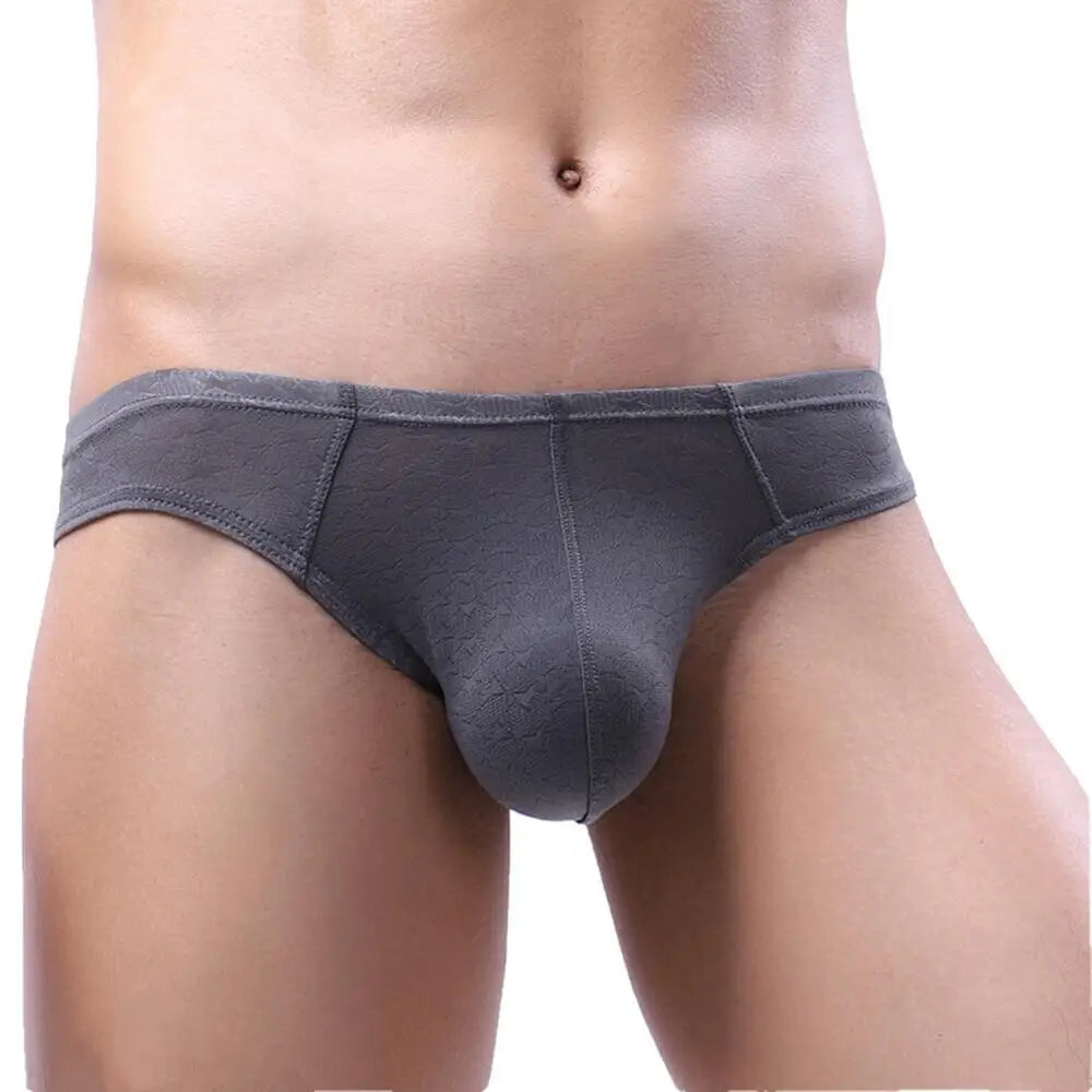#PB Underwear Men Transparent Thong G-String Ice Silk Lingerie Underpants