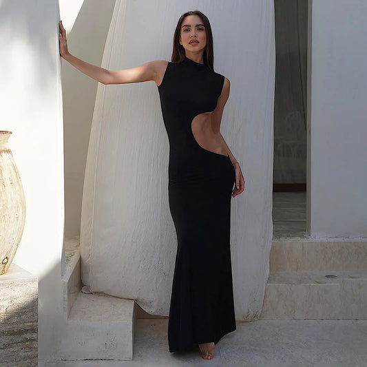 #PB Cut Out Maxi Dress - passionbarn.com