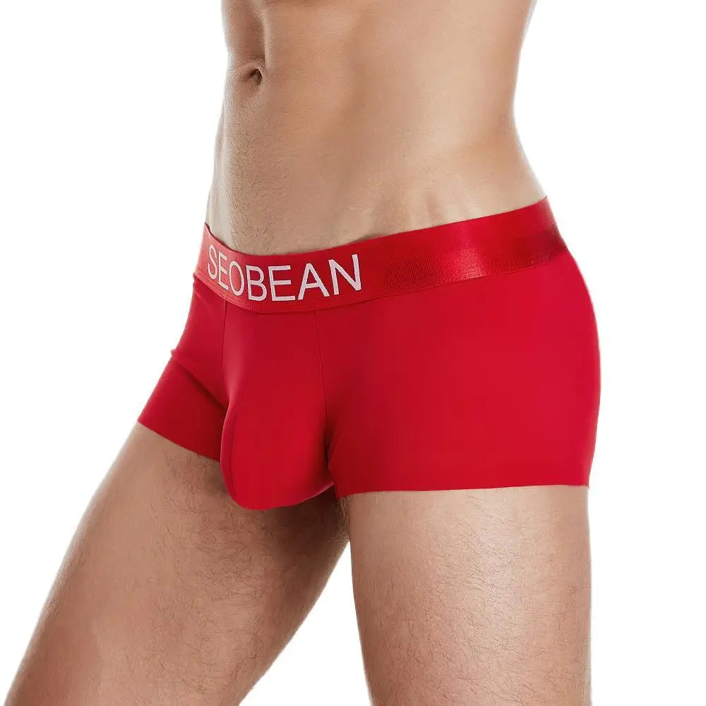 #PB Men's Boxers Ice Silk Cool Breathable Underwear Boxer Shorts - passionbarn.com