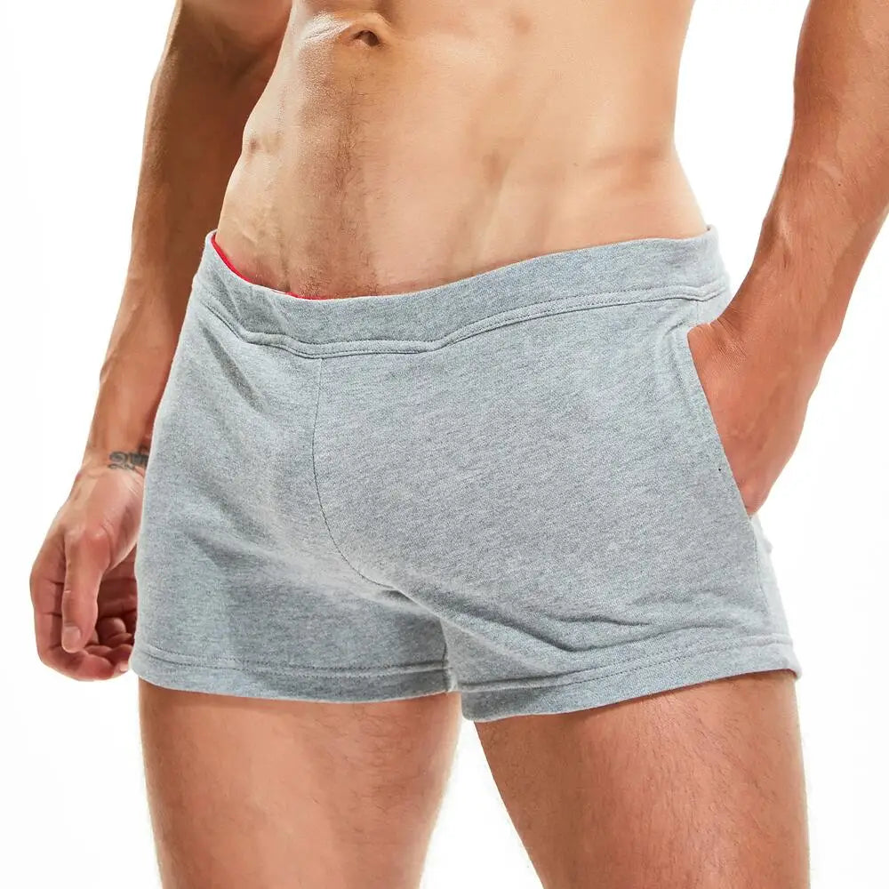 #PB Men Casual Shorts 100% Cotton Breathable Fitness Sport Shorts - passionbarn.com