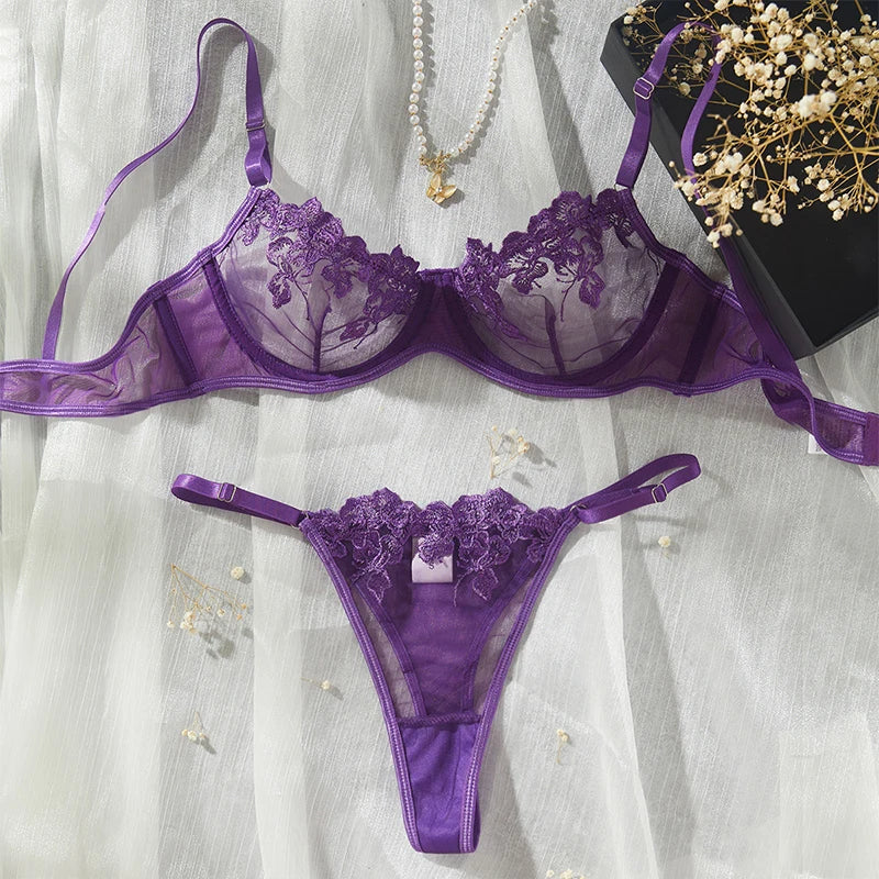 #PB See Through Lingerie Set - passionbarn.com