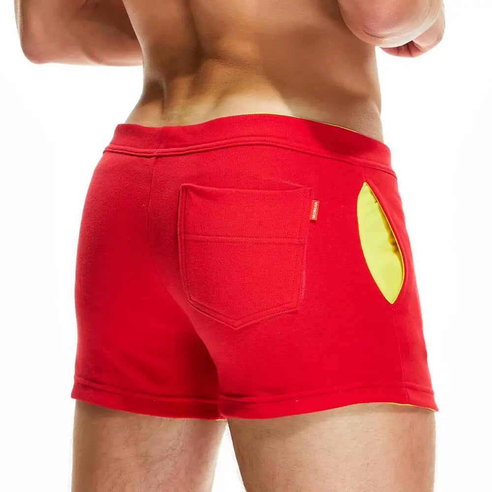 #PB Men Casual Shorts 100% Cotton Breathable Fitness Sport Shorts - passionbarn.com