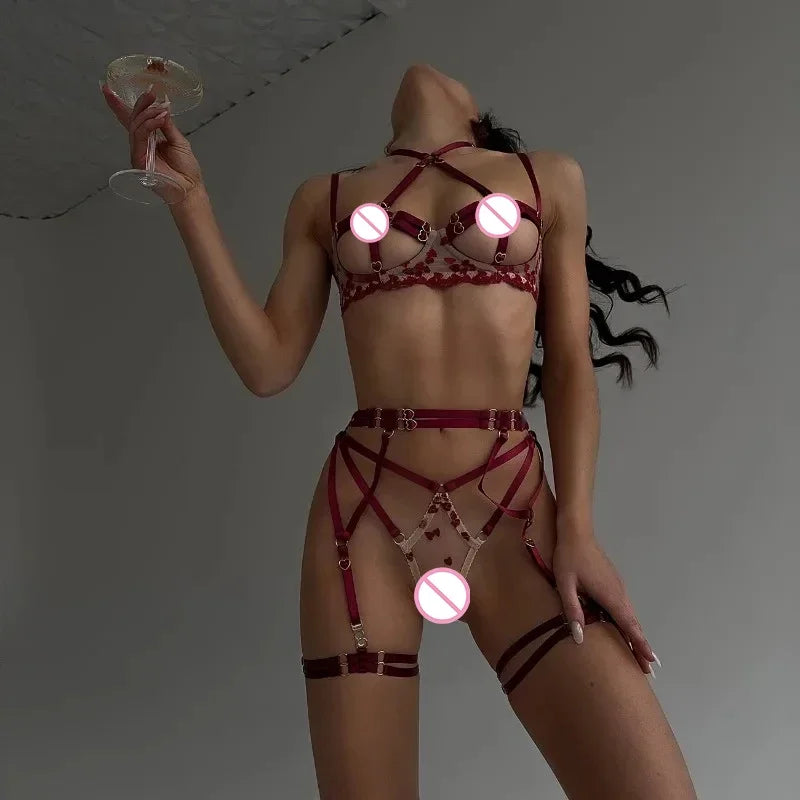 #PB Straps Lingerie Set - passionbarn.com