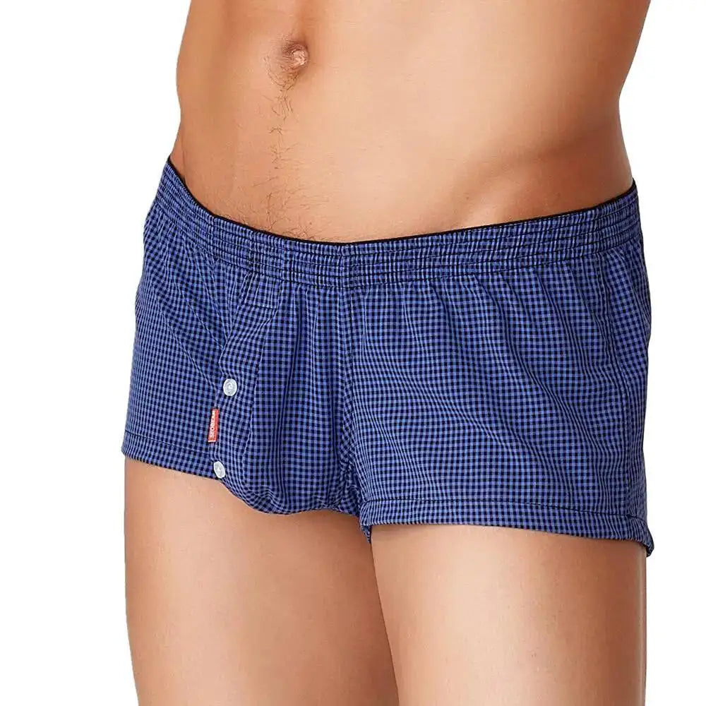 #PB Plaid Shorts Men's Underwear Boxers - passionbarn.com