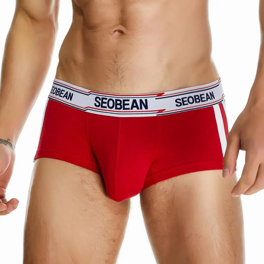 #PB Men's Boxers Briefs Breathable Cotton Underwear - passionbarn.com