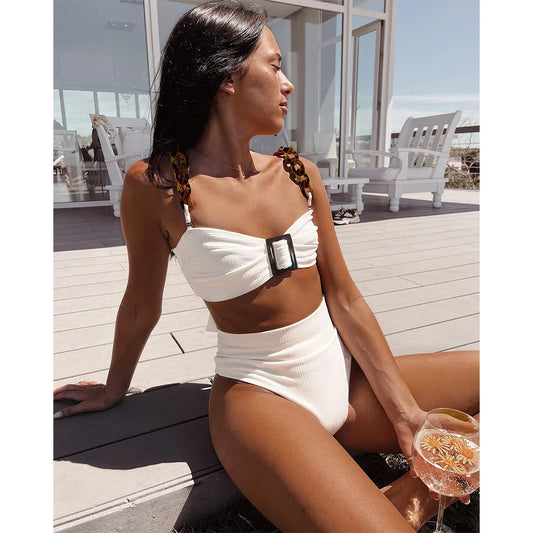 #PB High Waist Ruffles Bikini