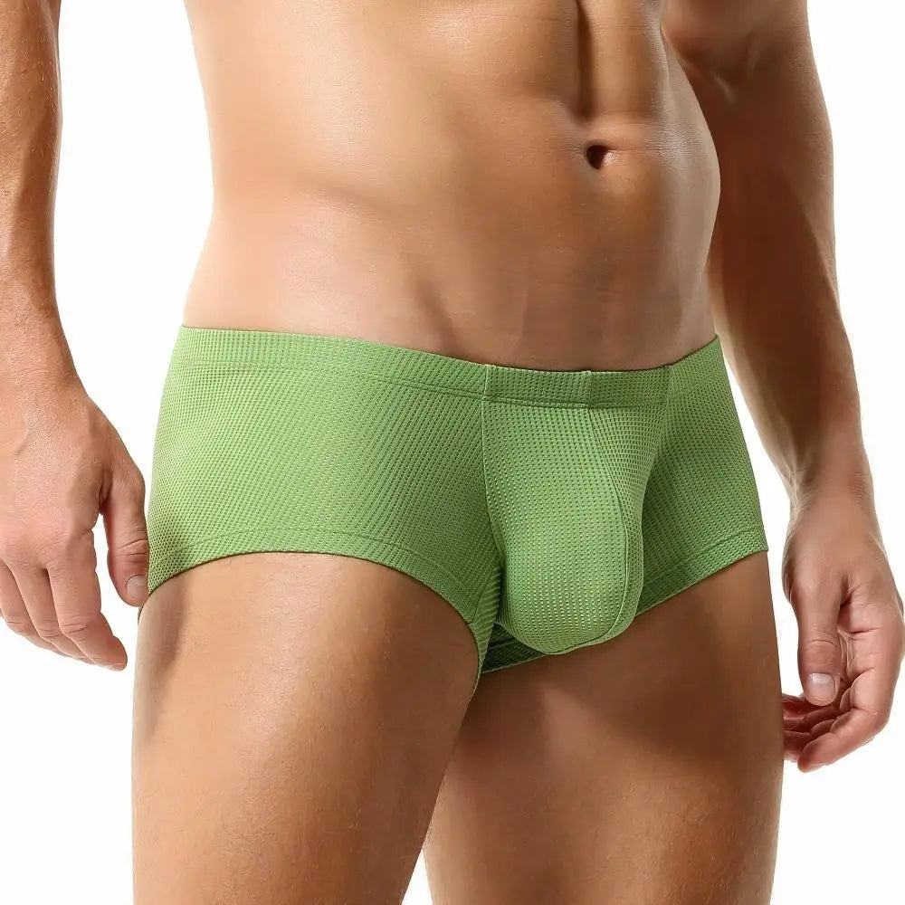 #PB Men's Boxers Mesh Breathable Underwear - passionbarn.com