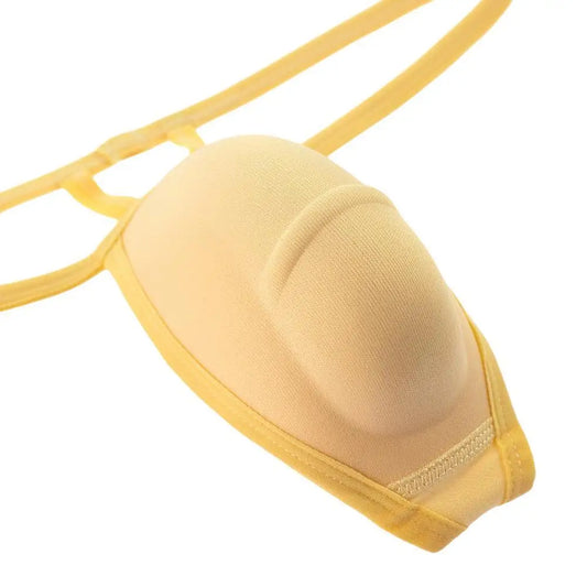 #PB Men's Underwear Sponge Cup Pad Thongs