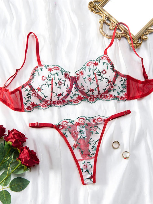 #PB Lace Lingerie Fancy Set - passionbarn.com