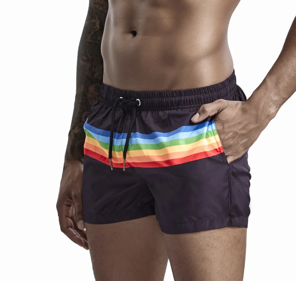 #PB Men's Shorts 100% Polyester Quick Dry Beach Shorts - passionbarn.com