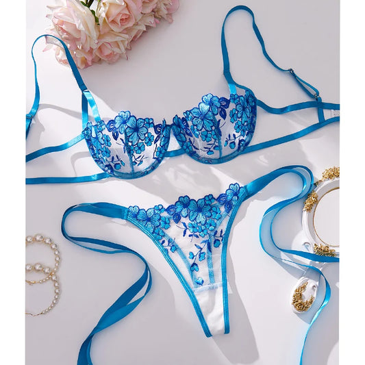 #PB Romantic Lingerie Set - passionbarn.com