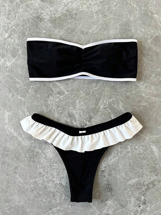 #PB Off Shoulder Bikini Set