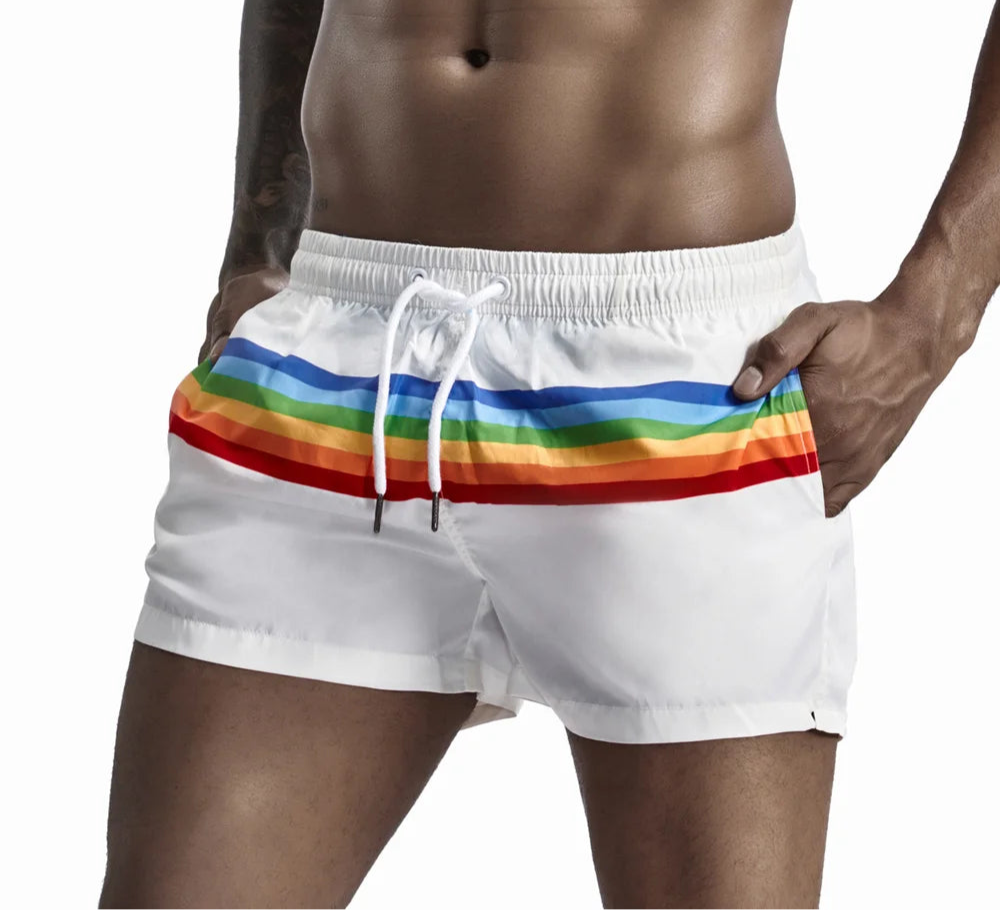 #PB Men's Shorts 100% Polyester Quick Dry Beach Shorts - passionbarn.com