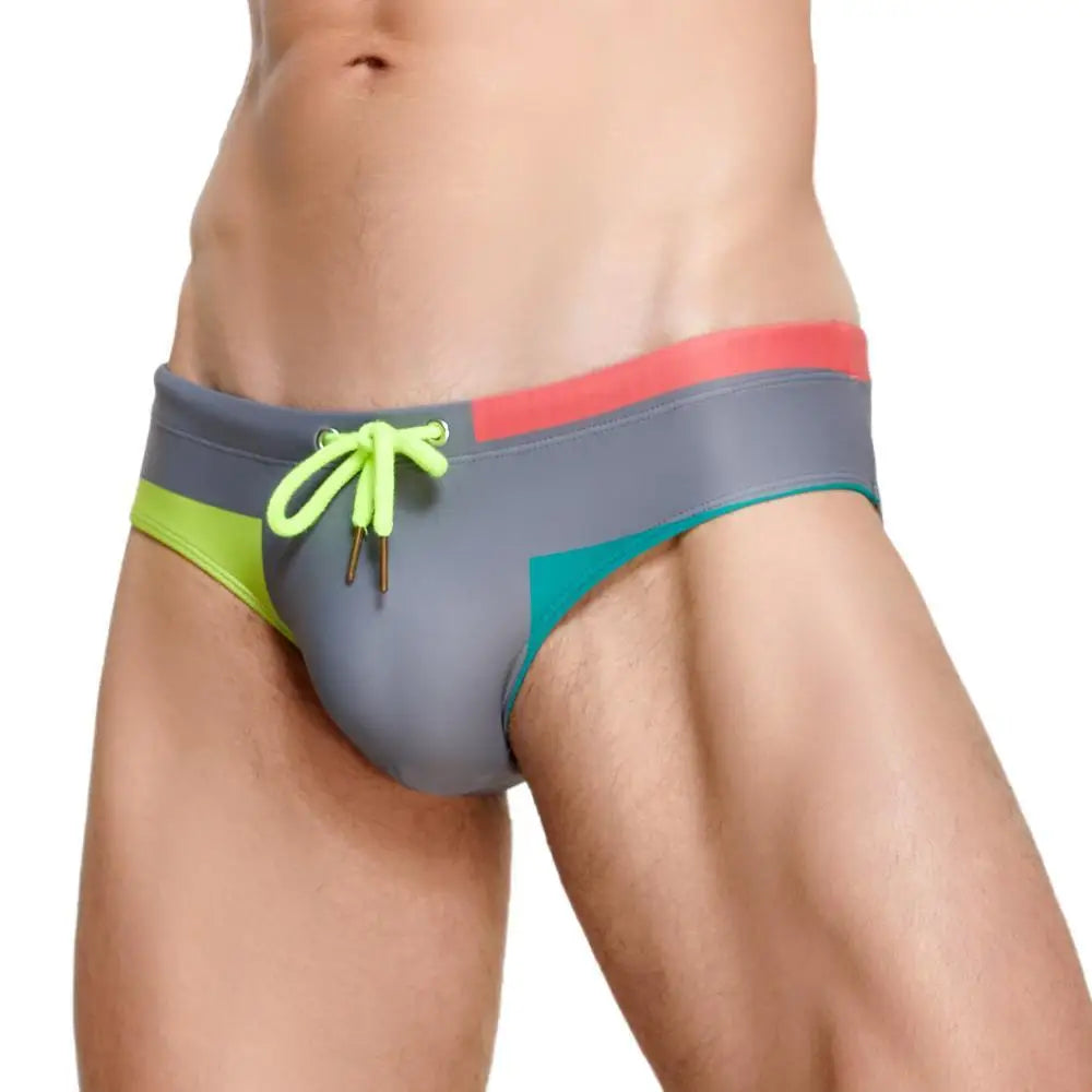 #PB Men's Swim Briefs Bikini Swimming Trunks - passionbarn.com
