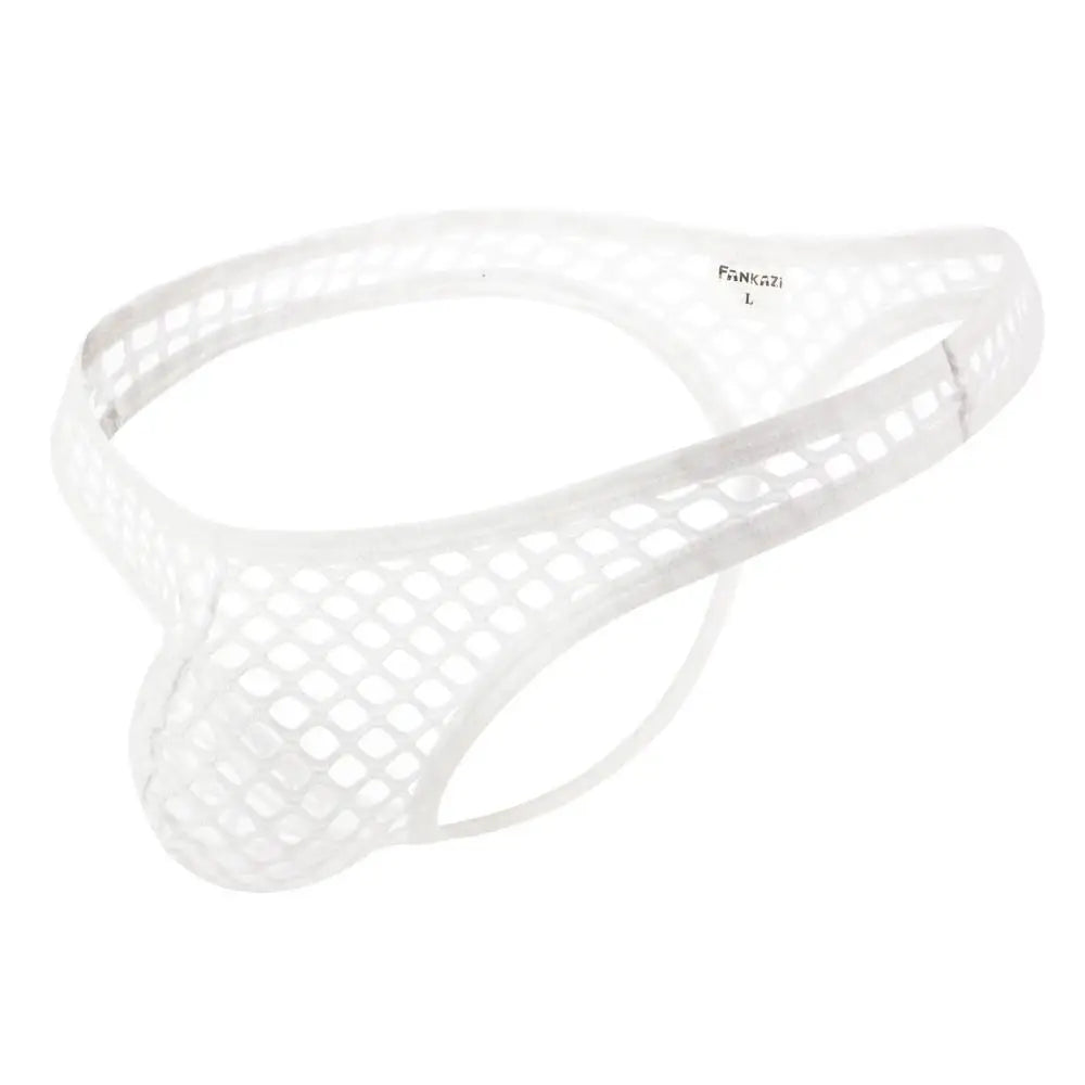 Big Mesh Underwear Men Sexy Thongs Transparent See Through Underpants G string Men T-back Panties Fishnet Gay Briefs for Man
