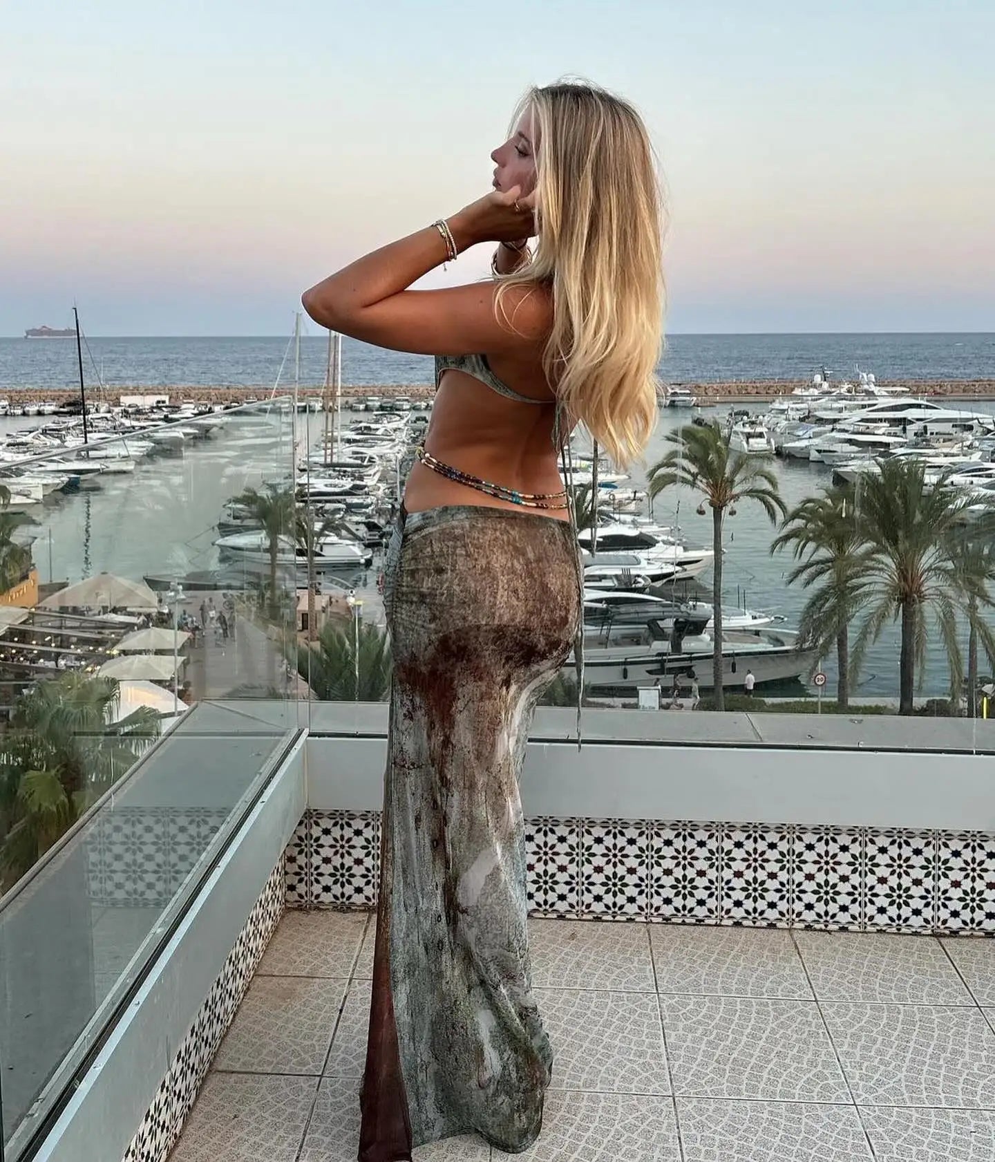 #PB Hollow Out Beach Dress