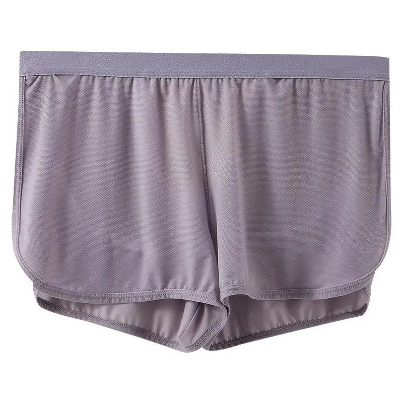#PB Sleep Bottoms Men Arrow Shorts Ice Silk Mesh Breathable Underwear Boxers Shorts - passionbarn.com