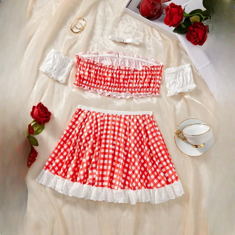 #PB 4-Piece Passionate Lingerie Set - passionbarn.com