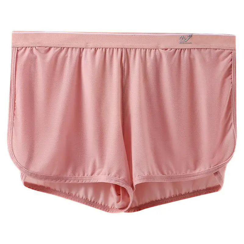 #PB Sleep Bottoms Men Arrow Shorts Ice Silk Mesh Breathable Underwear Boxers Shorts - passionbarn.com