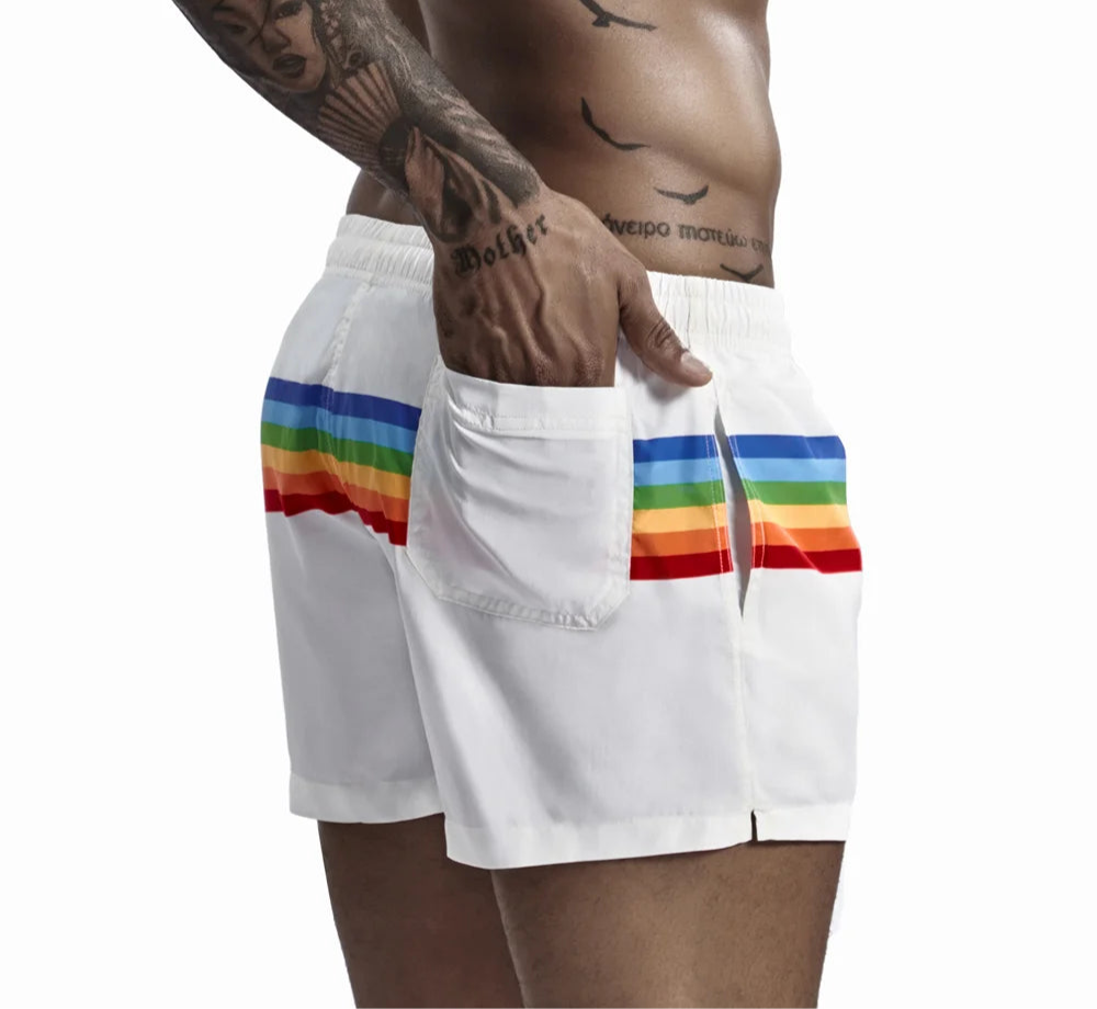 #PB Men's Shorts 100% Polyester Quick Dry Beach Shorts - passionbarn.com