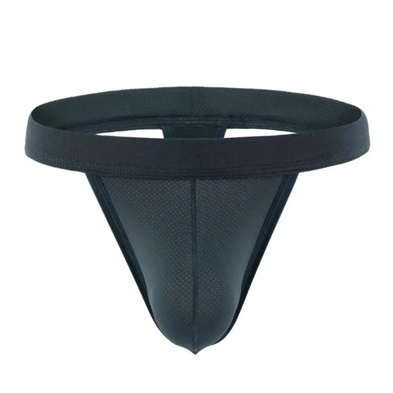 Men's Mesh Breathable Thongs Sexy Underwear T-Back Briefs G-String U Pouch Men Lingerie Panties Tangas Underpants