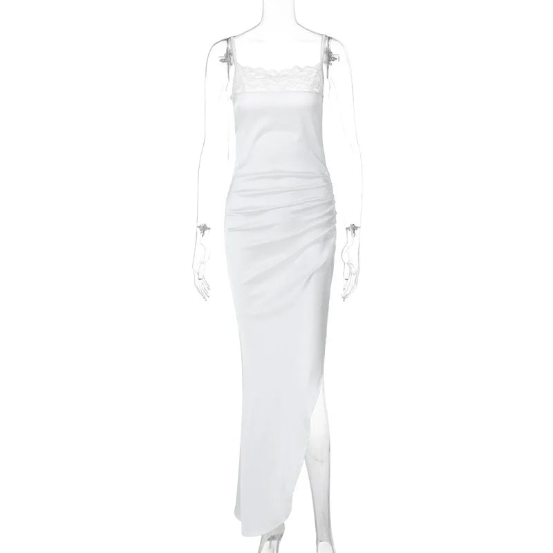 #PB Elegant Satin Slip Dress - passionbarn.com