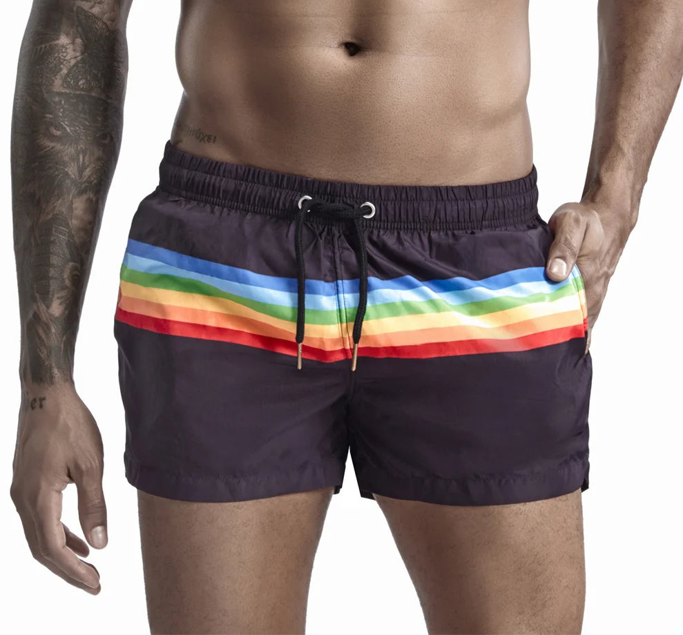 #PB Men's Shorts 100% Polyester Quick Dry Beach Shorts - passionbarn.com
