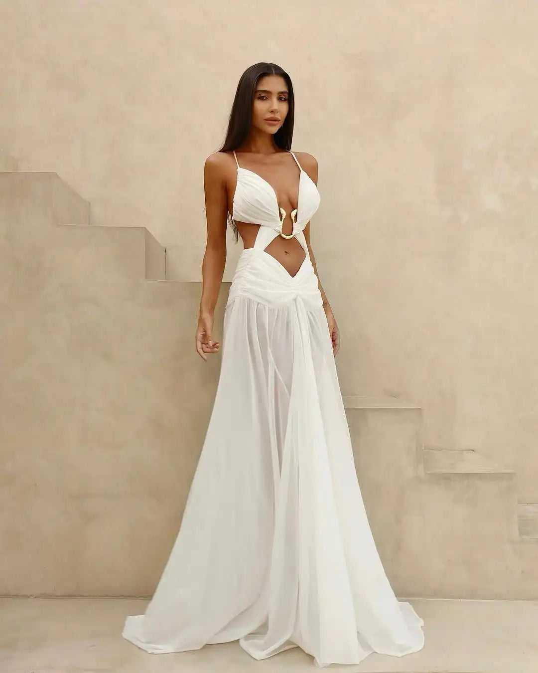 #PB Elegant Chiffon 2 Piece Bikini Swimsuit